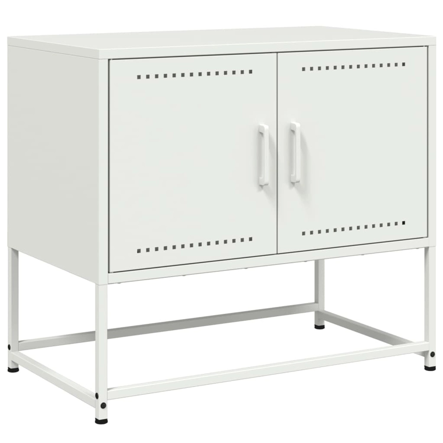 vidaXL TV-Schrank Weiß 68,5x39x60,5 cm Stahl 846475 günstig online kaufen