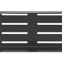 Schöner Wohnen Wandablage Meleto in Gun-Metal Grey aus Edelstahl mit Wasserablauf.