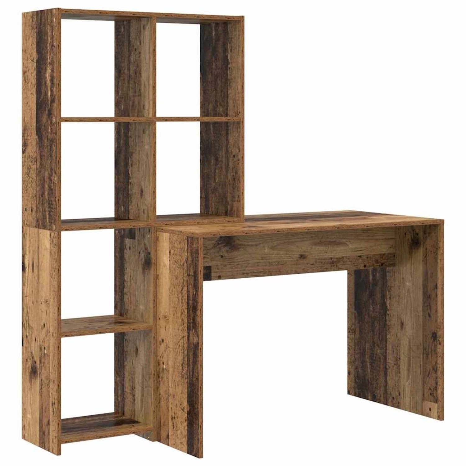 vidaXL Schreibtisch Altholz 138,5 x 55 x 143 cm Holzwerkstoff 3337255 günstig online kaufen