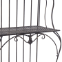 Beliani Badezimmerregal PAVONA Schwarz 50x94x170_6