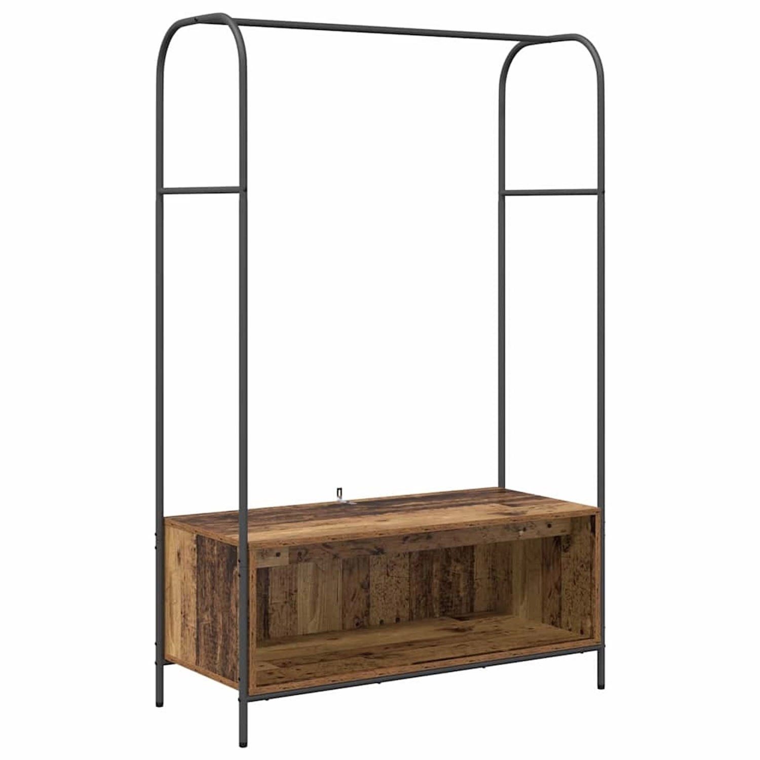 vidaXL Kleiderständer Braun 100 x 44 x 160 cm Holzwerkstoff 868455