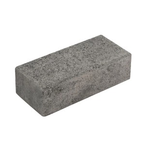 Diephaus Limos Quarzit Palisade, grau, gestrahlte Oberfläche, 42x21x12,5 cm. Für Garten-Einfassungen & Mauersysteme.