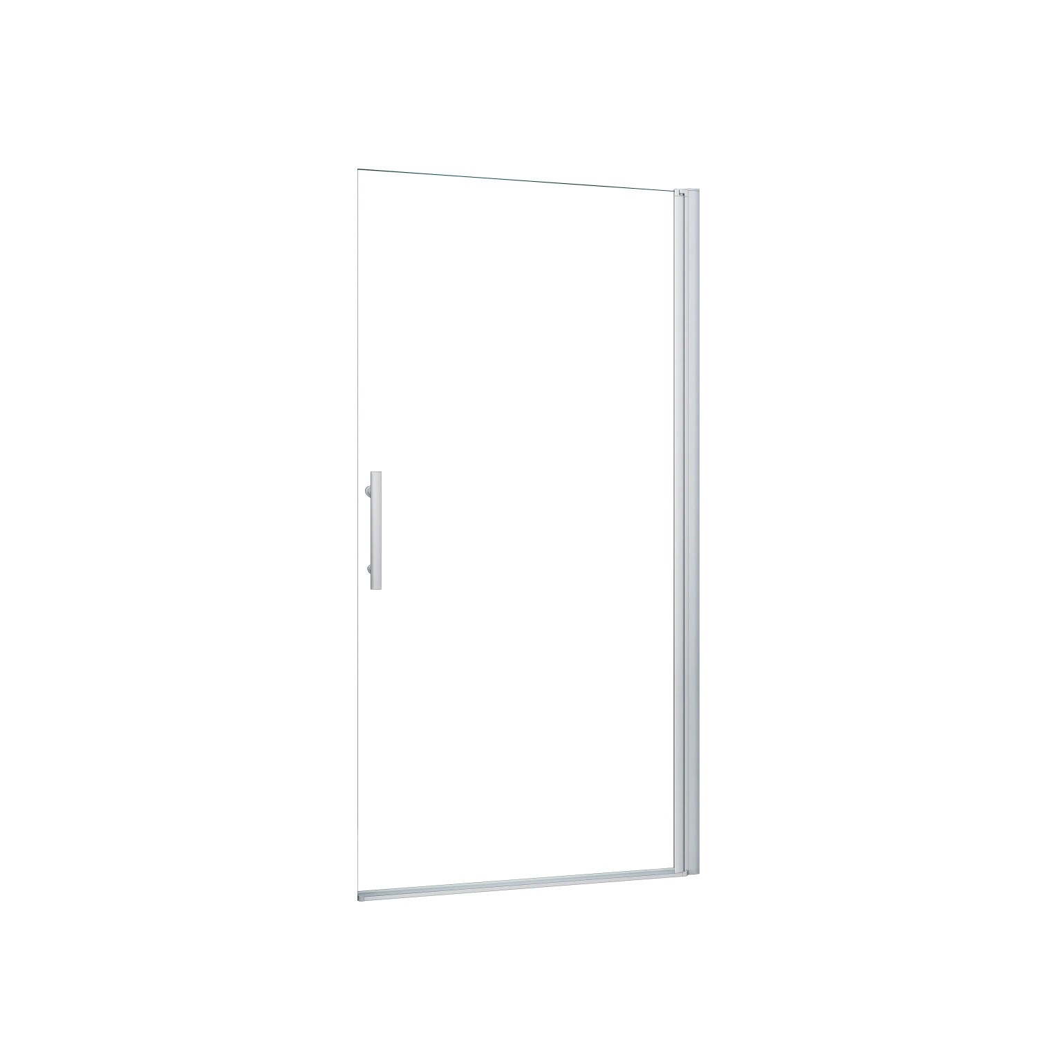 AICA 90x185cm Walk In Weiß-Rahmen Duschkabine Duschabtrennung Pendeltür ESG günstig online kaufen