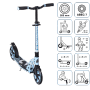 Six Degrees Aluminium Scooter mit Klappmechanismus & Ständer 205 mm Höhenverstellbar GS-Geprüft Hellblau Testsieger_2