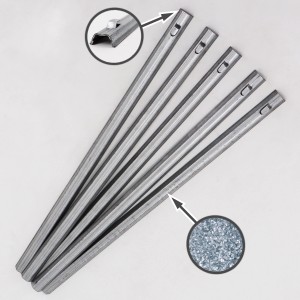 Aquagart Zaunanker Erdanker, 50cm, W-Profil für Wildzaun, Forstzaun, Weidezaun.