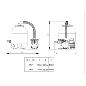 Swim & Fun Filterballs System 300W All in One Pool-Filtersystem