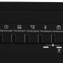 Detailaufnahme des Telefunken Kondenstrockners: Display mit Startzeitvorwahl und Programmen.