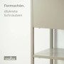 osoltus Pflanzkasten Raumteiler Cube in Warmgrey. Elegante Stahlkonstruktion mit diskreten Schrauben, Industriedesign.