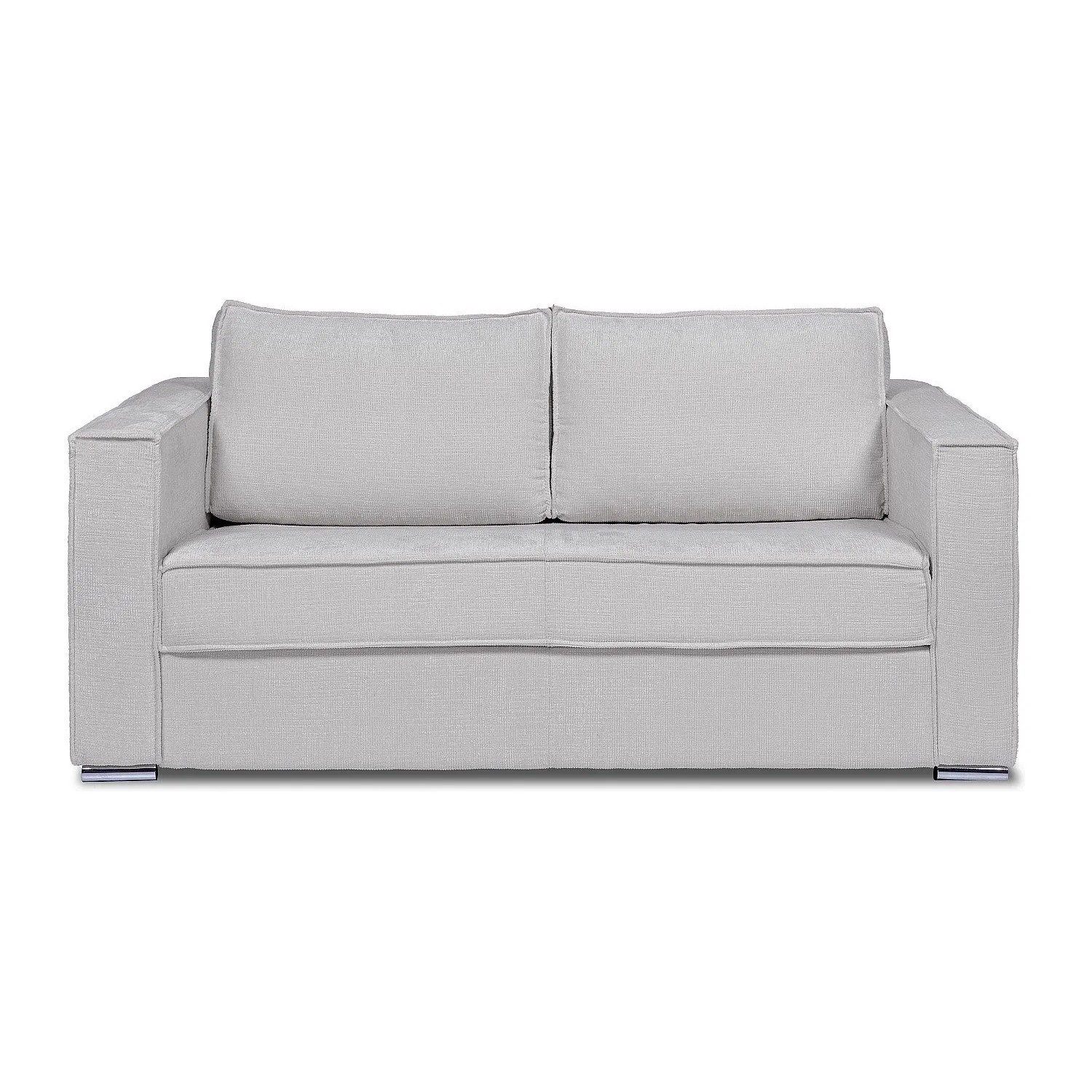 Vente-unique Schlafsofa Loreto Hellgrau 215 cm