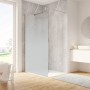 Schulte Duschwand Walk In Alexa Style 2.0 mit Bodennebel, Alunatur, 200x120 cm im Badezimmer.
