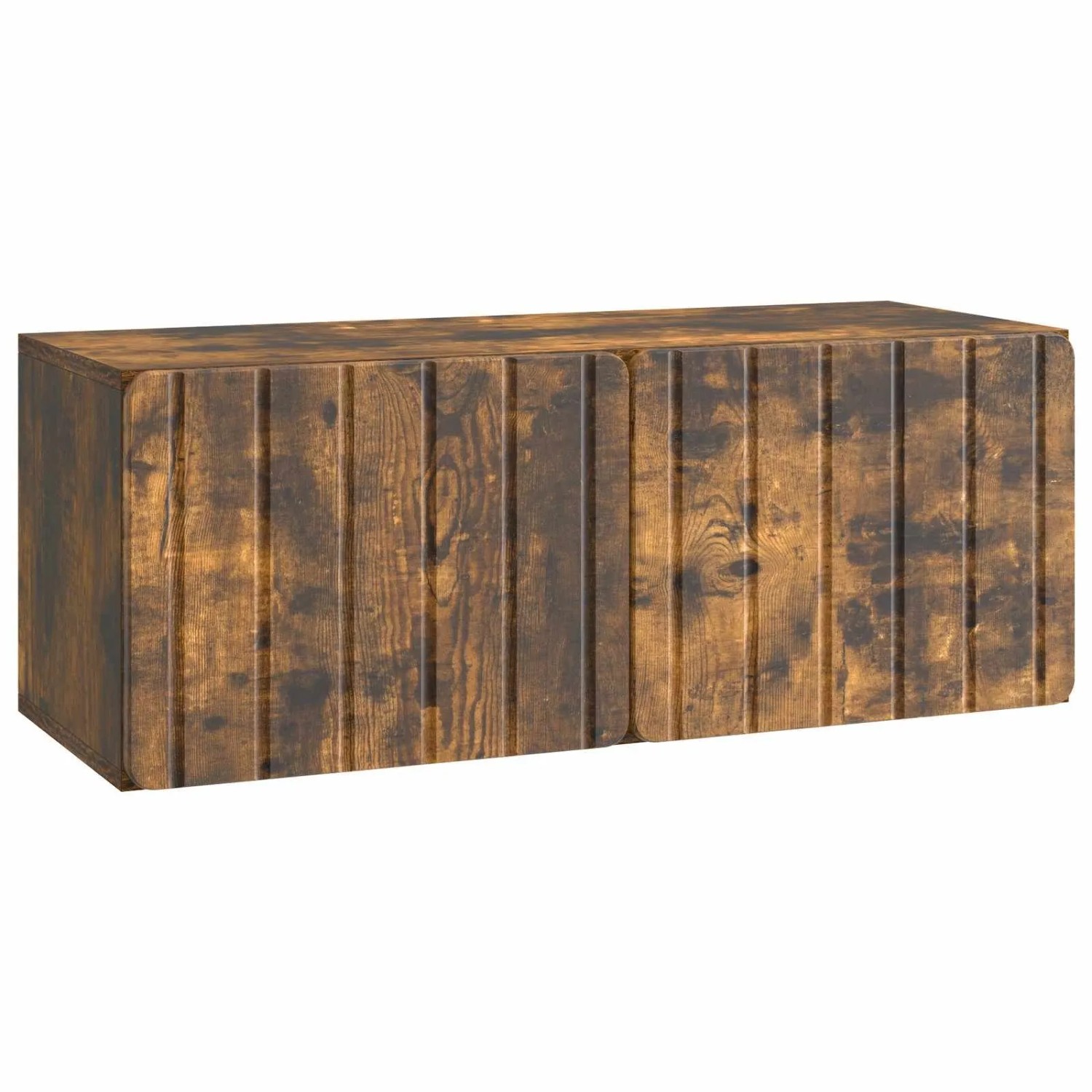 vidaXL Wandmontierter TV-Schrank Geräucherte Eiche 78,5 x 31 x 30 cm 898380