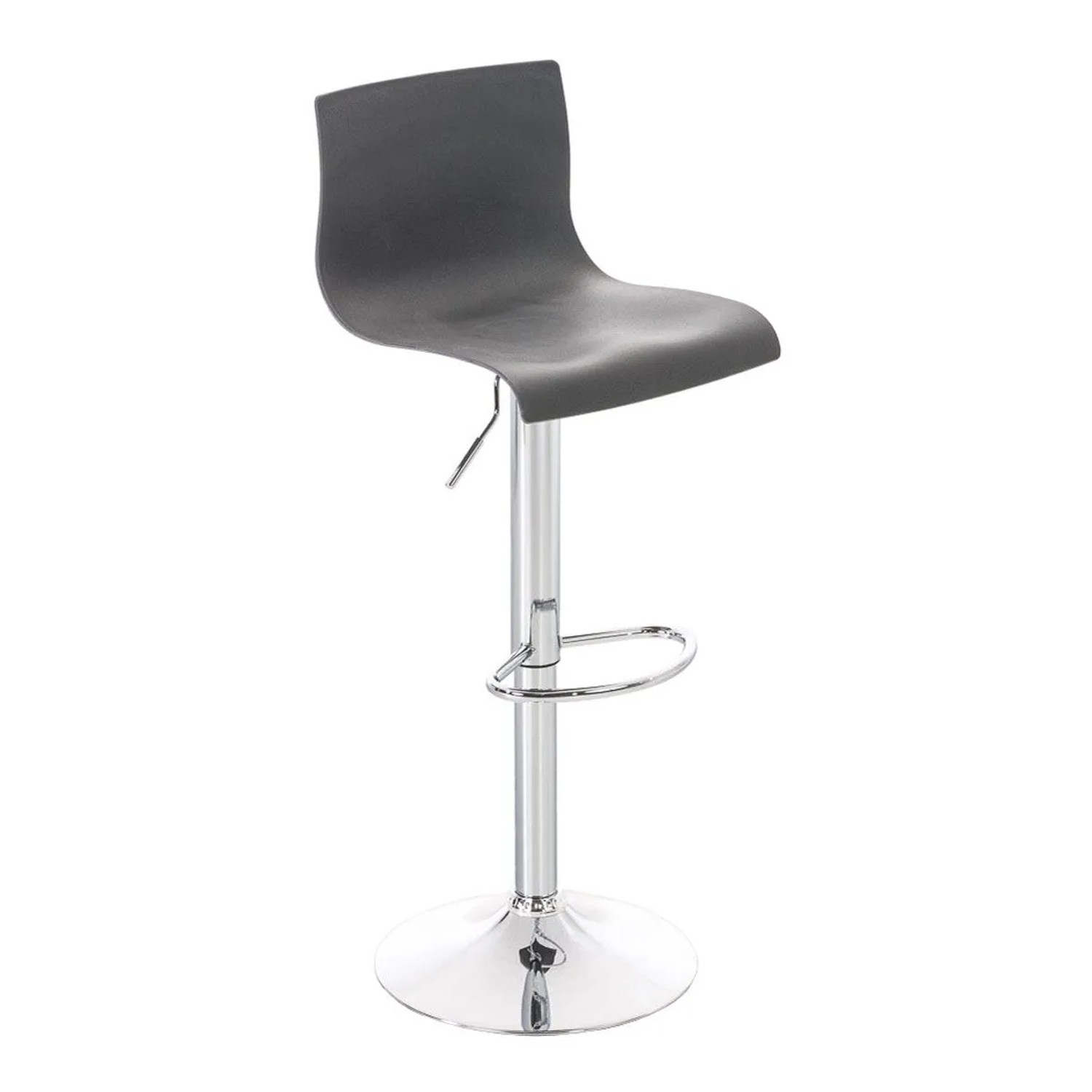 CLP Barhocker Hover Kunststoff Metall in Chromoptik/grau