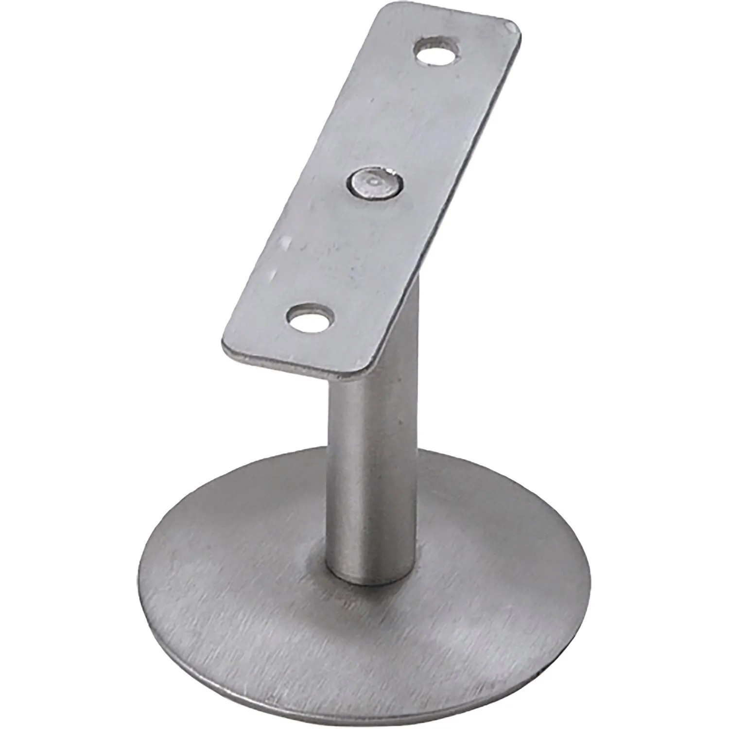 SCHÖSSWENDER Handlaufträger Flach mit Rosetten ø 60 mm Wandabstand 58 mm Edelstahl