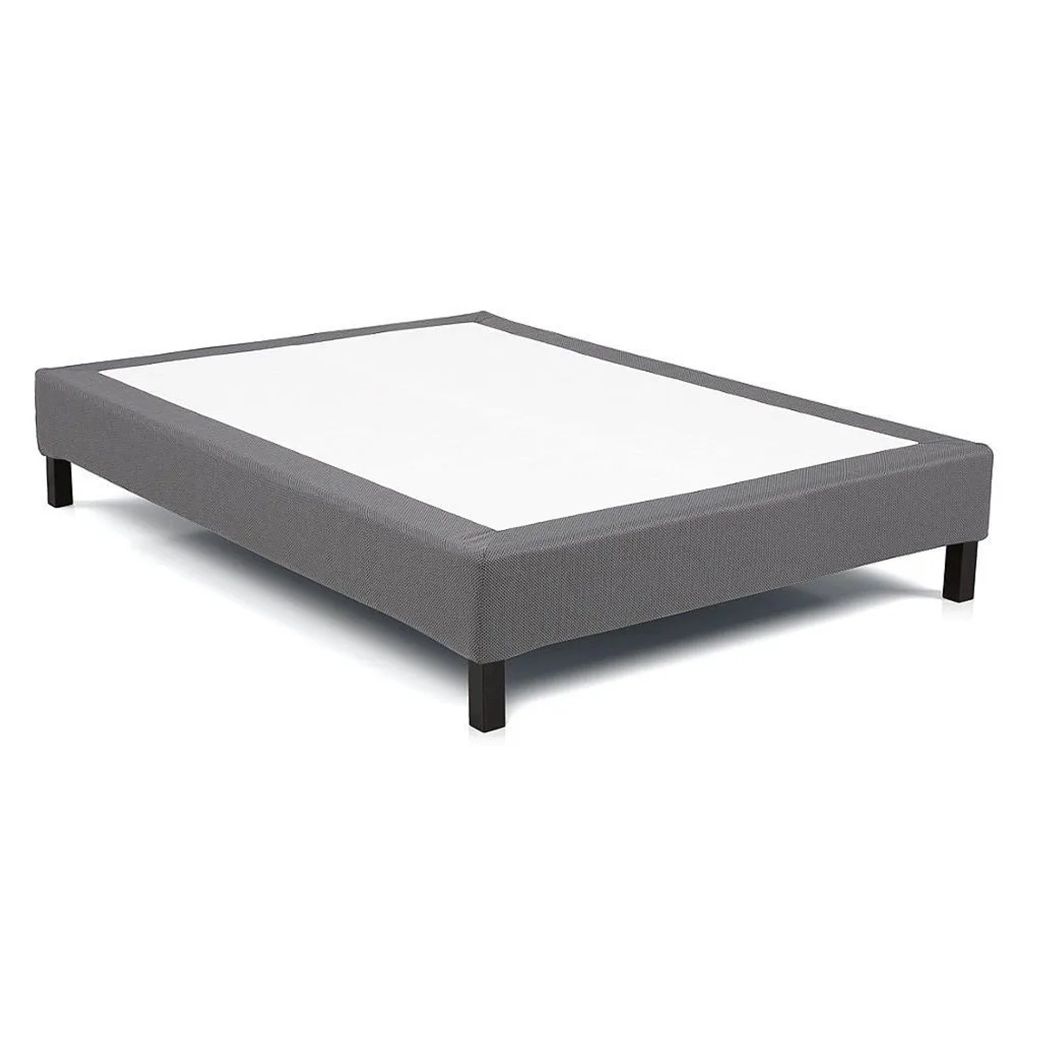 Vente-unique Bettgestell Mit Lattenrost Somnus Grau 200 cm