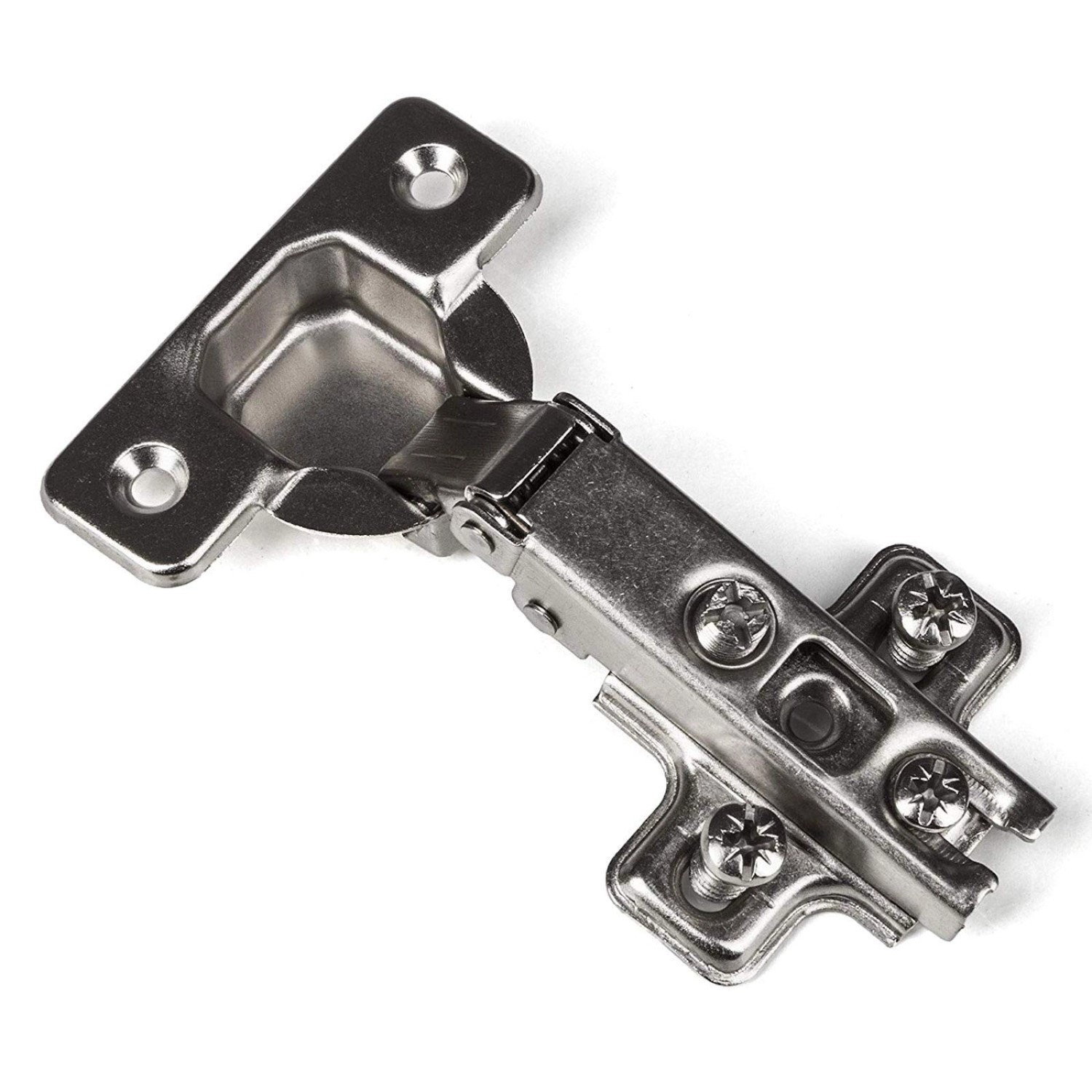 SOTECH 10 x Topfbänder Eckanschlag inkl. Kreuzmontageplatten