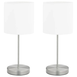 vidaXL Tischlampen 2 Stk Touch-Sensor Weiß E14 51038