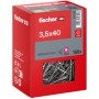 Fischer PowerFast II A2 Holzschrauben, Senkkopf, 3,5x40 mm, 160 Stück im Karton.