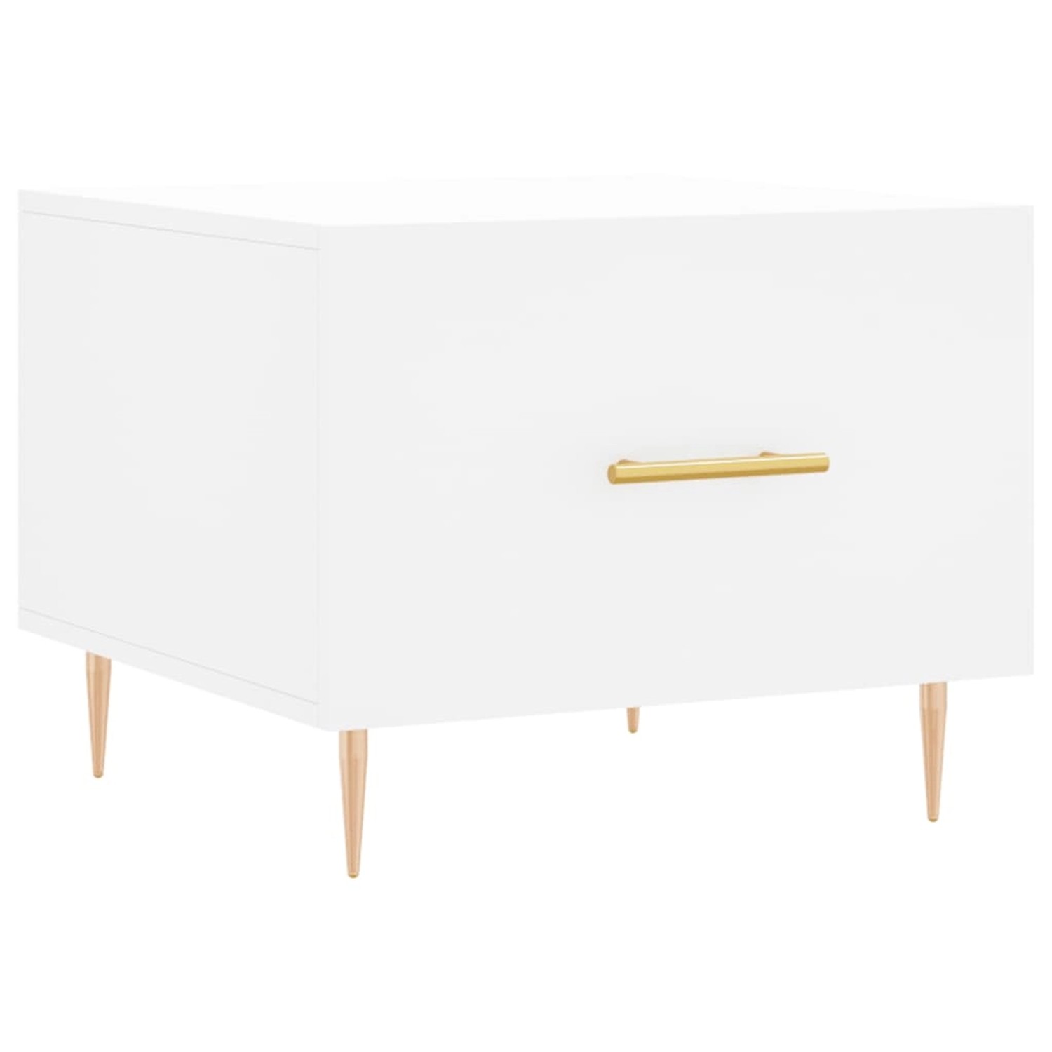 vidaXL Couchtisch Weiß 50x50x40 cm Holzwerkstoff 829364 günstig online kaufen