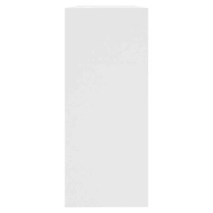 Weißes VidaXL Bücherregal/Raumteiler, 100x30x72 cm, für Wohnräume und Flur.