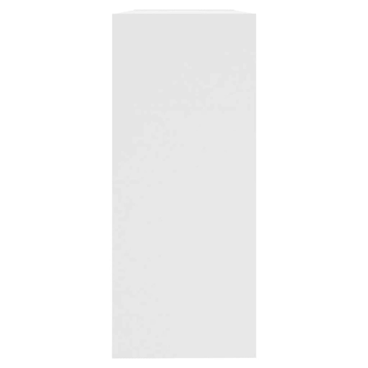 Weißes VidaXL Bücherregal/Raumteiler, 100x30x72 cm, für Wohnräume und Flur.