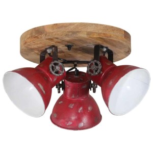 vidaXL Deckenleuchte 25 W Rot 35x35x25 cm E27 371828