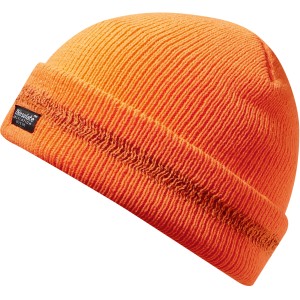 Orange Scheibler Strickmütze Thinsulate für Arbeitskleidung mit Reflexstreifen.