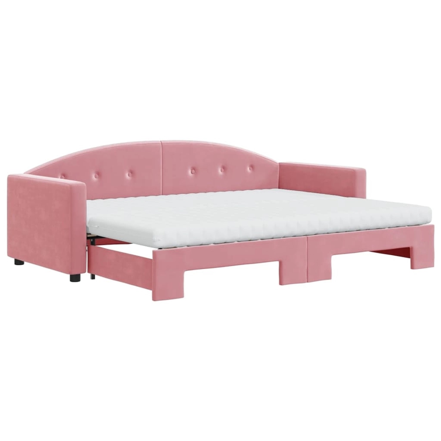 vidaXL Bett Tagesbett Ausziehbar mit Matratzen günstig online kaufen