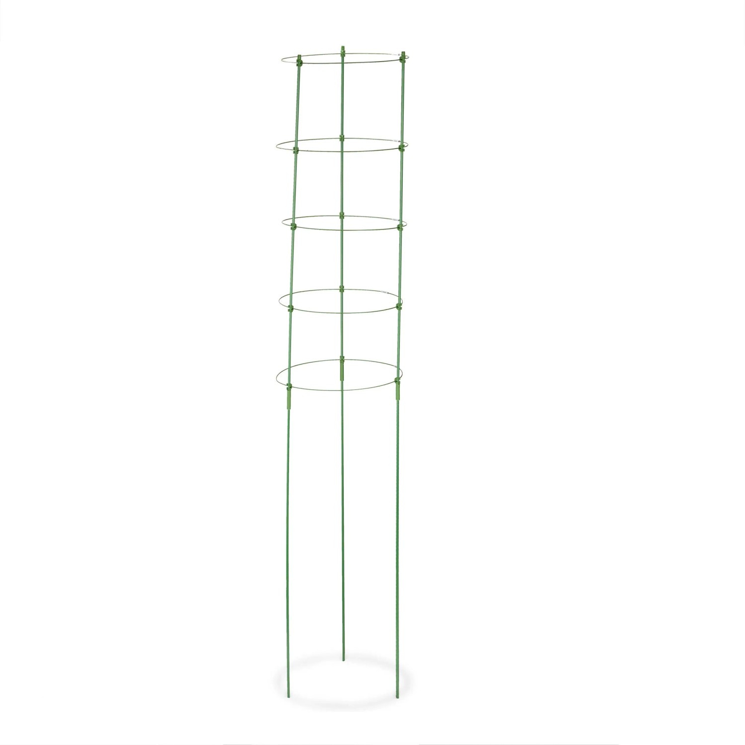 Relaxdays Rankhilfe Eisen Grün Höhenverstellbar 150 cm