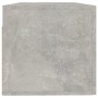 vidaXL Wandschrank, Betongrau, 100x36,5x35 cm, aus Holzwerkstoff. Büroschrank zur Wandmontage.