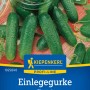Kiepenkerl Einlegegurken Diamant F1 Samen: Frische, grüne Gurken und Saatgutpackung.