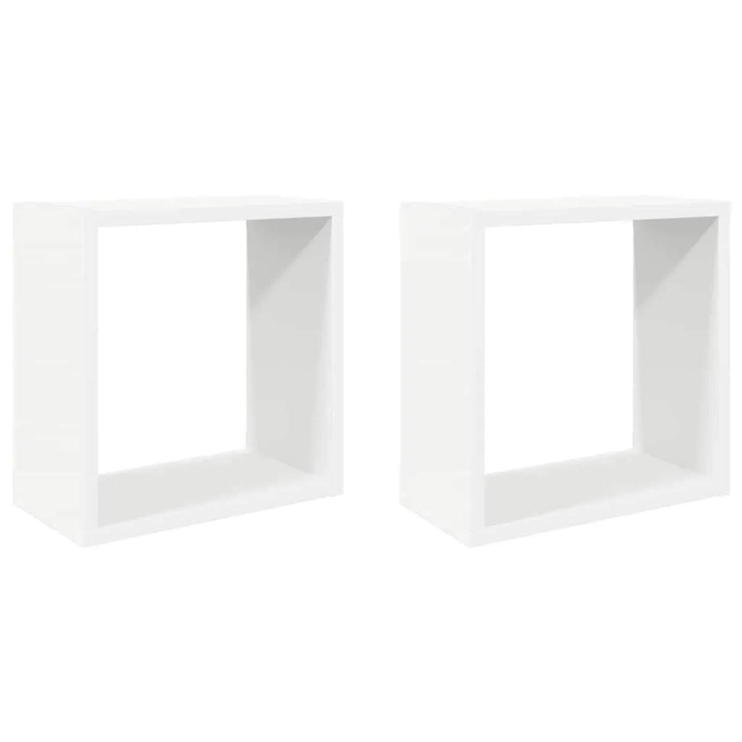 vidaXL Würfelregale 2 Stk Weiß 30x15x30 cm 806998