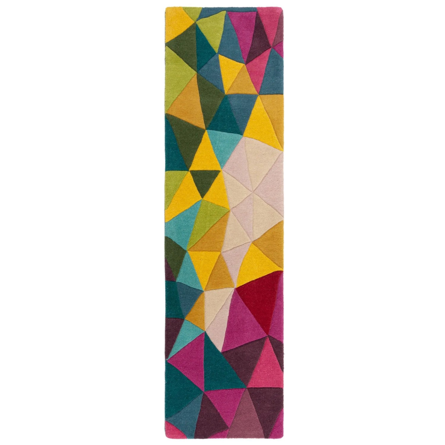 Flair Rugs Wollteppich Falmouth 60 cm x 230 cm Mehrfarbig