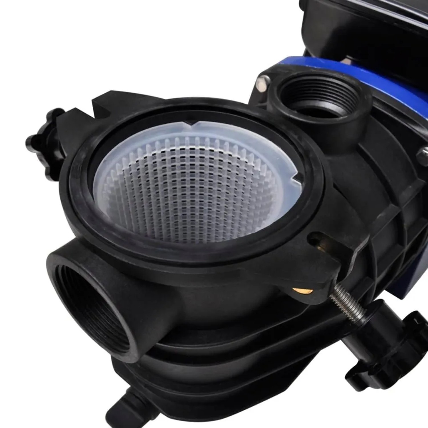 vidaXL Schwimmbadpumpe Umwälzpumpe Poolpumpe Pumpe Elektronik Blau 500W 90464_4