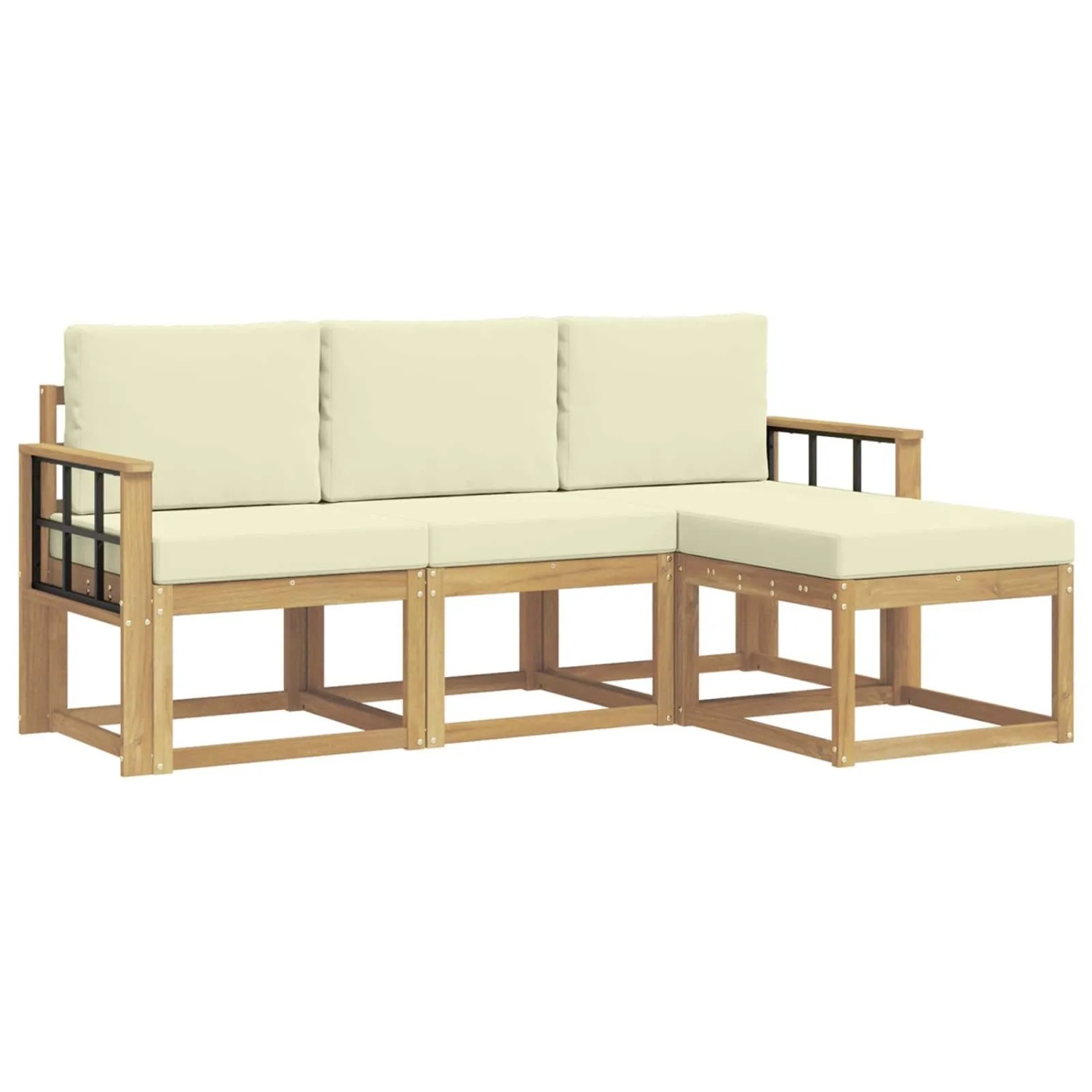 vidaXL Outdoor-Sofagarnitur 4-Tlg 3387464