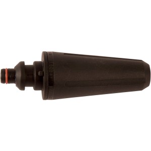 Yard Force Turbo Düse für Hochdruckreiniger, aus schwarzem Kunststoff.