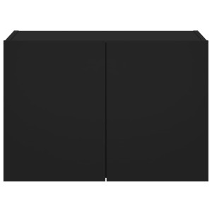 VidaXL TV-Wandschrank, schwarz, 60x35x41 cm, mit zwei Türen. Ideal für Wohnwände.