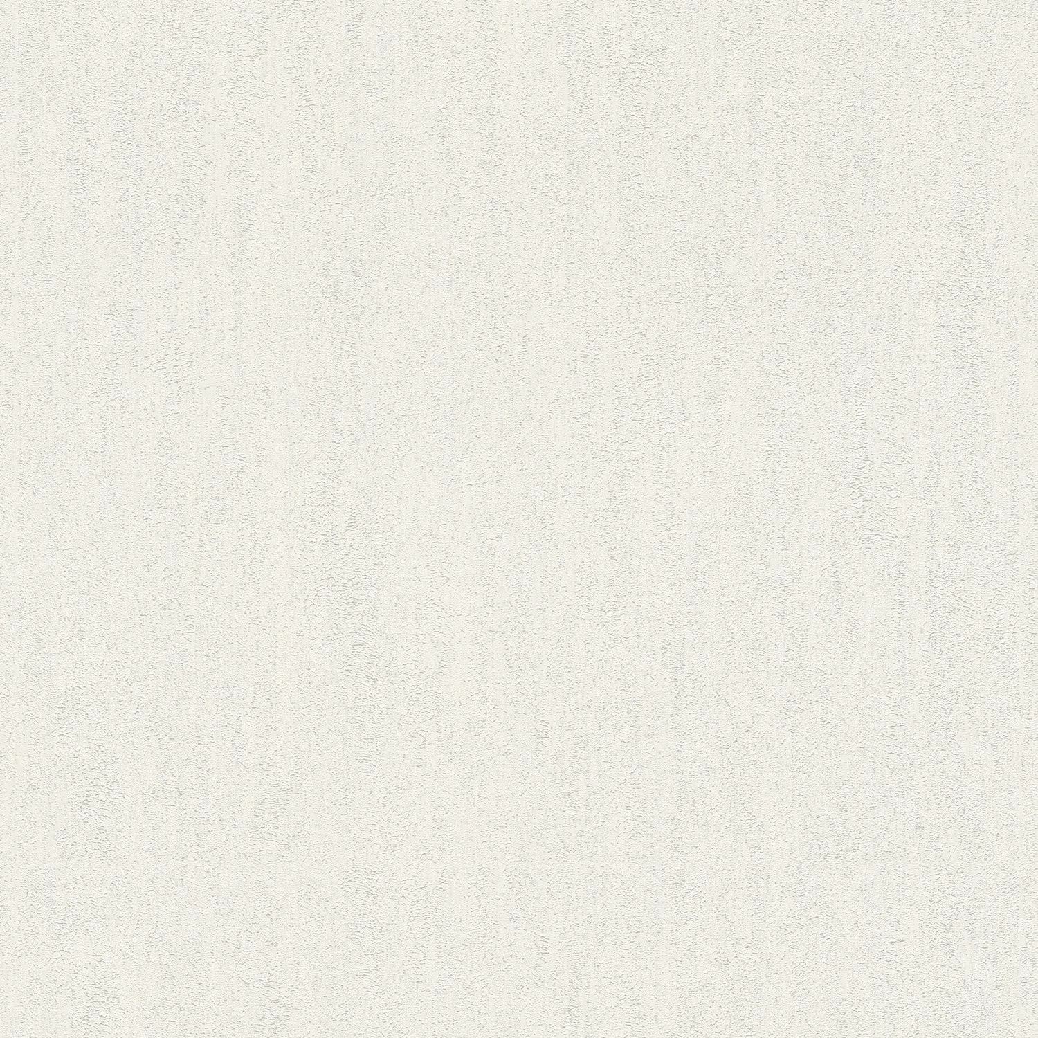PROFHOME 373371-GU Textiloptik Tapete Uni Matt Weiß 0,53 m x 10,05 m 5,33 m2 Weiß