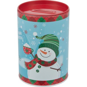 Spardose Weihnachten Ø 8,5 cm x 11,5 cm 5-fach sortiert