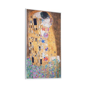 Klarstein Wonderwall Air Art Motiv Kuss Infrarotheizung 101x60 cm 600 W Fernbedienung Weiß