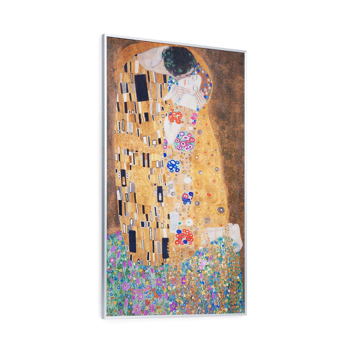 Klarstein Wonderwall Air Art Motiv Kuss Infrarotheizung 101x60 cm 600 W Fernbedienung Weiß