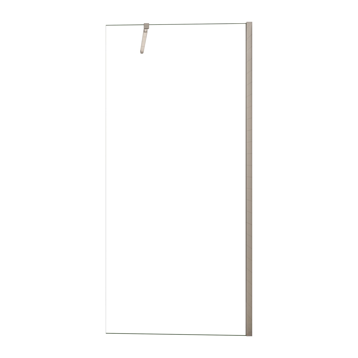 AICA Walk in Duschkabine B.85 x H.200cm Duschwand mit Flexiblen Stabilisato günstig online kaufen
