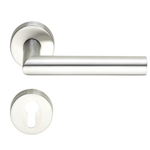 MeinTürgriff Drückergarnitur Toulouse Türdrücker Edelstahl Matt Türgriff Drückergarnitur PZ