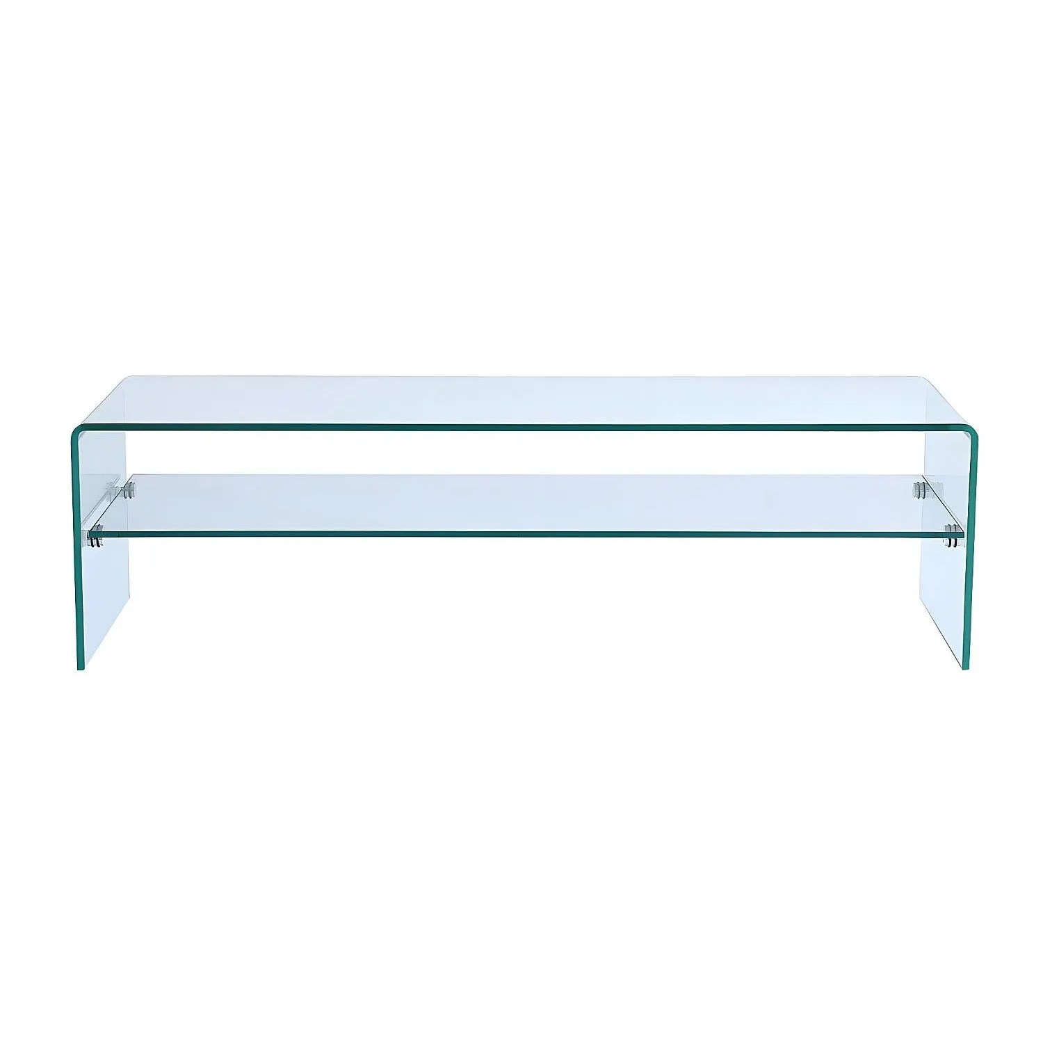 Vente-unique Tv-Board Stileos Transparent 140 cm