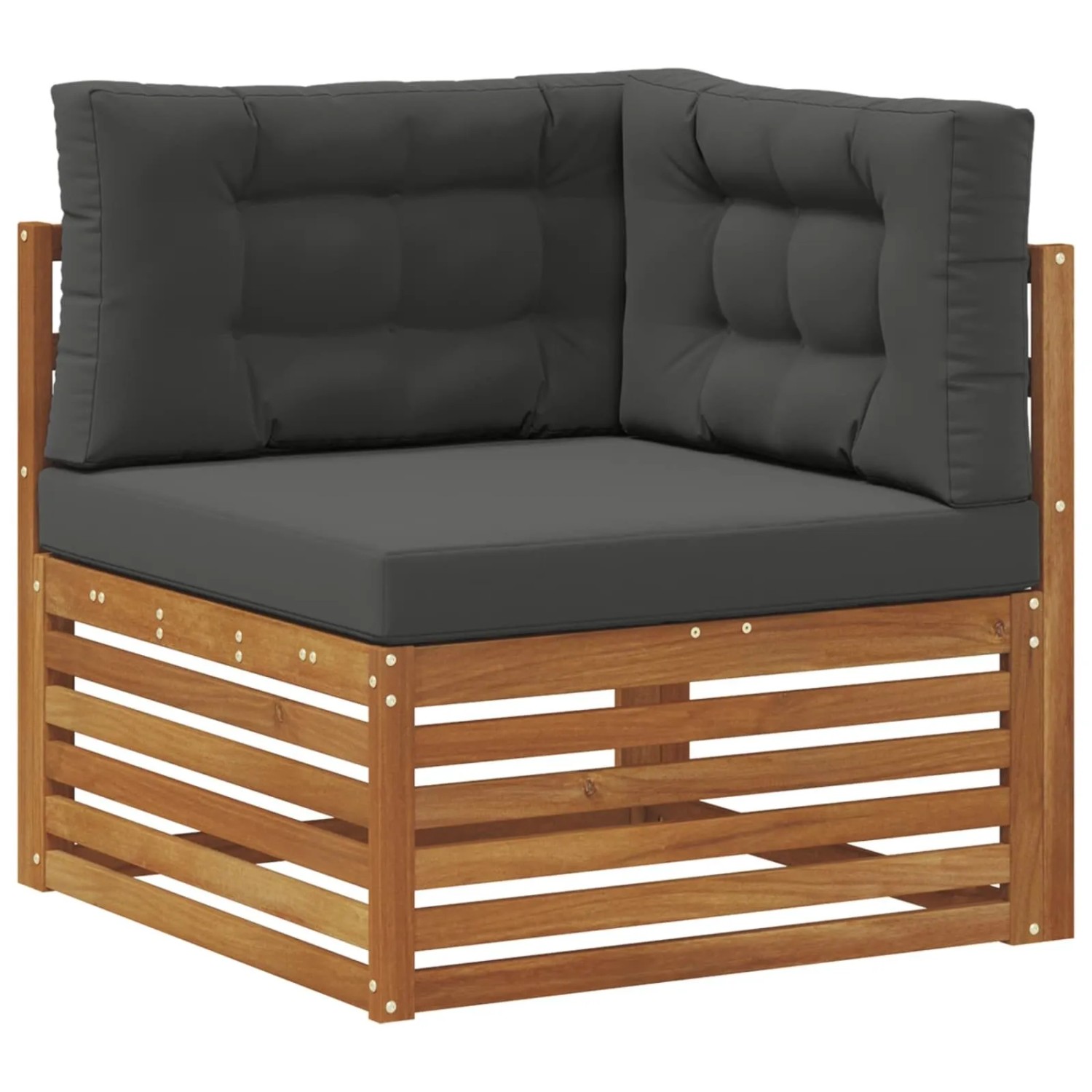 vidaXL Outdoor Ecksofa Massivholz Akazie Natur 900570