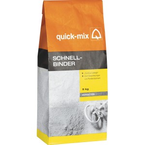 Quick-Mix Schnellbinder 5 kg Sack, Bauchemie zum schnellen Abbinden von Zement.