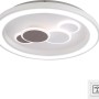 Weiße LED-Deckenleuchte Eliza, Ø 60 cm, von Paul Neuhaus. Moderne Deckenlampe für Wohnräume.