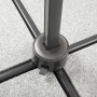 Detailaufnahme des anthrazitfarbenen Plattenständers für Schneider Rhodos Junior Ampelschirm.