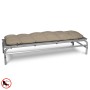 Beautissu Flair RL Rollliegenauflage, naturfarben, 190x60x8cm, auf einer Liege.