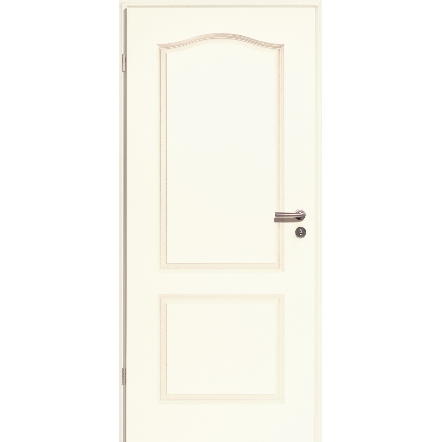 Zimmertür Brillant Classic 4002-B ähnl. RAL 9010 98,5 cm x 198,5 cm Anschlag L