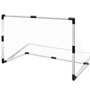 vidaXL 2 Tlg Mini-Fußballtor-Set für Kinder 91,5x48x61 cm 90571